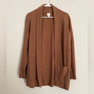 Jcrew sweater blazer brown size medium